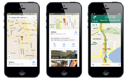 Google Maps disponible en iOS 6