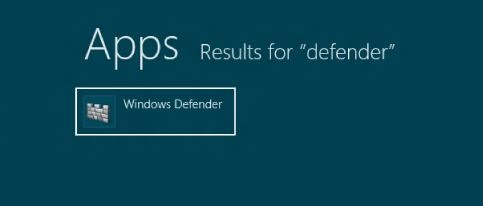 Windows Defender en Windows 8